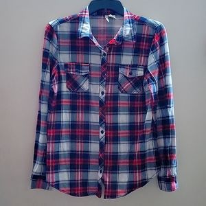 Plad Button Up Shirt